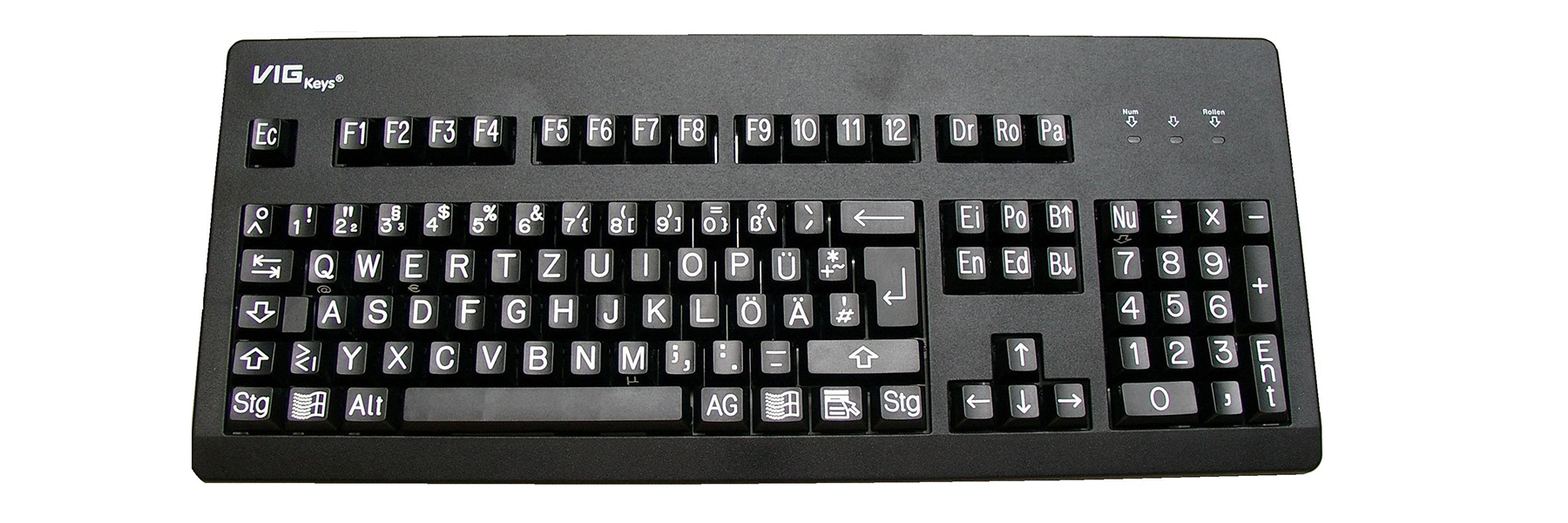 Abbildung einer Vargian Tastatur