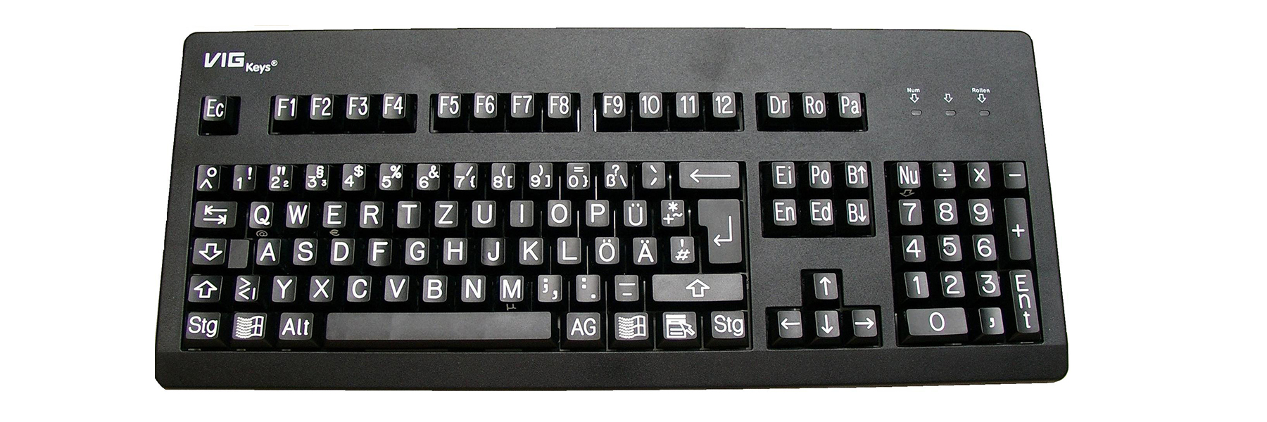 Abbildung einer Vargian Tastatur Abbildung einer Vargian Tastatur